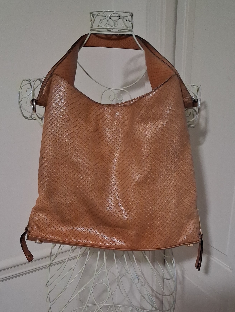 Michael Kors Tan Textured Shoulder Bag